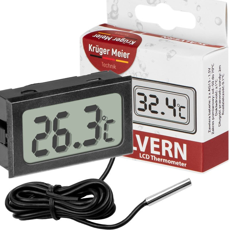 Termometru electronic cu sondă cu cablu 
