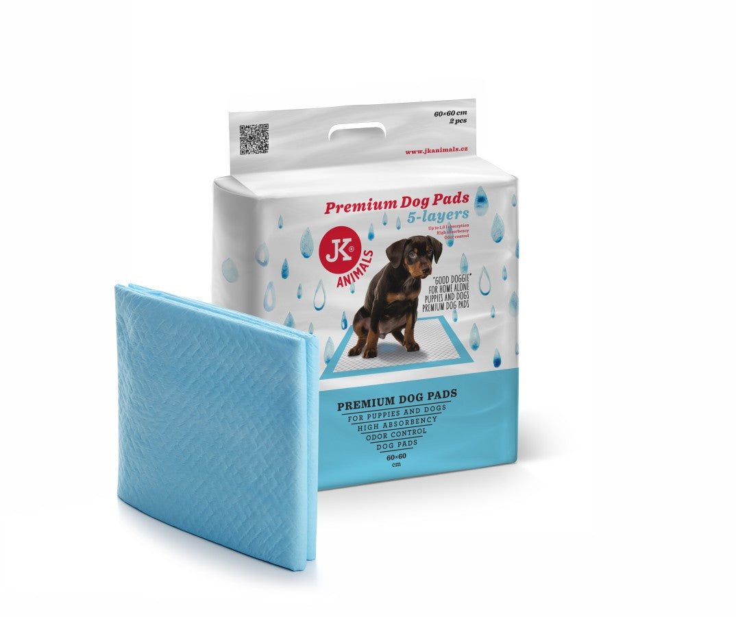 Premium Dog Pads 60×90 cm, 2 pcs – pads for puppies and dogs