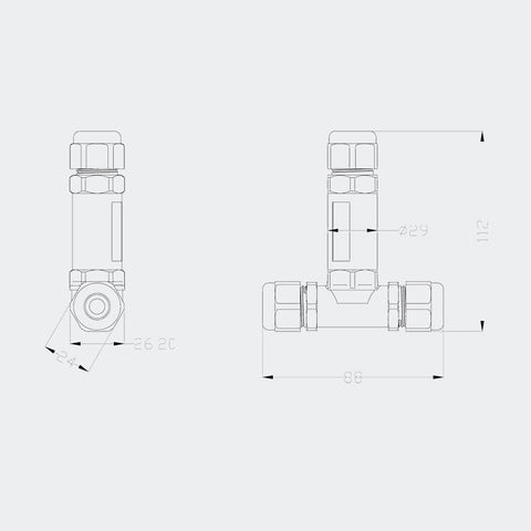 Cablu T-Y-conector manșon 230V 0.5-4mm2 M2O * 1.5 Plug, racord 10-14 mm
