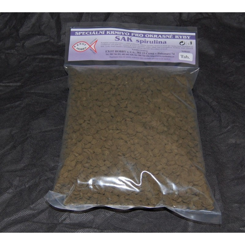 SAK Spirulina comprimate 1000 g / 2100 ml - Hrana pesti iazuri-acvarii.ro