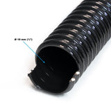 Furtun iaz spiralat 19 mm (3/4") - negru (1metru)