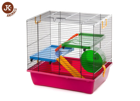 Gino cușcă 1 cu doua etaje si carusel - Custi iazuri-acvarii.ro