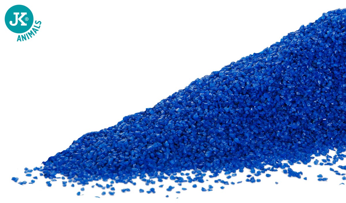 Pietriș colorat albastru - 0,5kg 1-1,5mm - Substrat acvariu iazuri-acvarii.ro