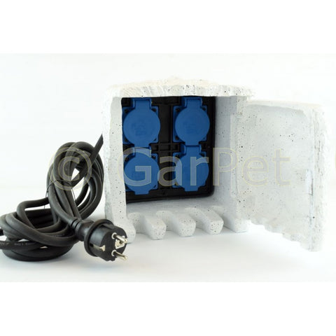 PRIZA SOCLU 4 ORI GARDEN POWER DISTRIBUTION - Proiectoare de apa iazuri-acvarii.ro