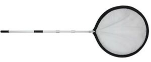 Minciog mare cu mâner telescopic (100cm plasa, 160-300cm mâner)