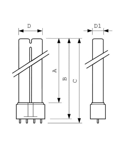 Bec UV 18W - Becuri uvc OASE profesionale iazuri-acvarii.ro